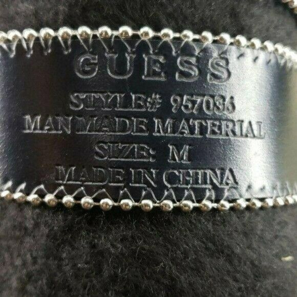 Guess Style #957036 Black‎ With Silver Belt - Picture 2 of 8